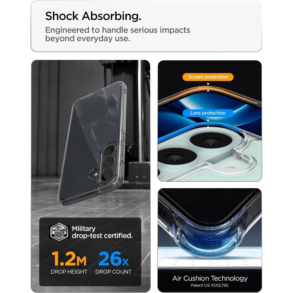 Hard Case Spigen Ultra Hybrid / Crystal Clear / ACS11638_7