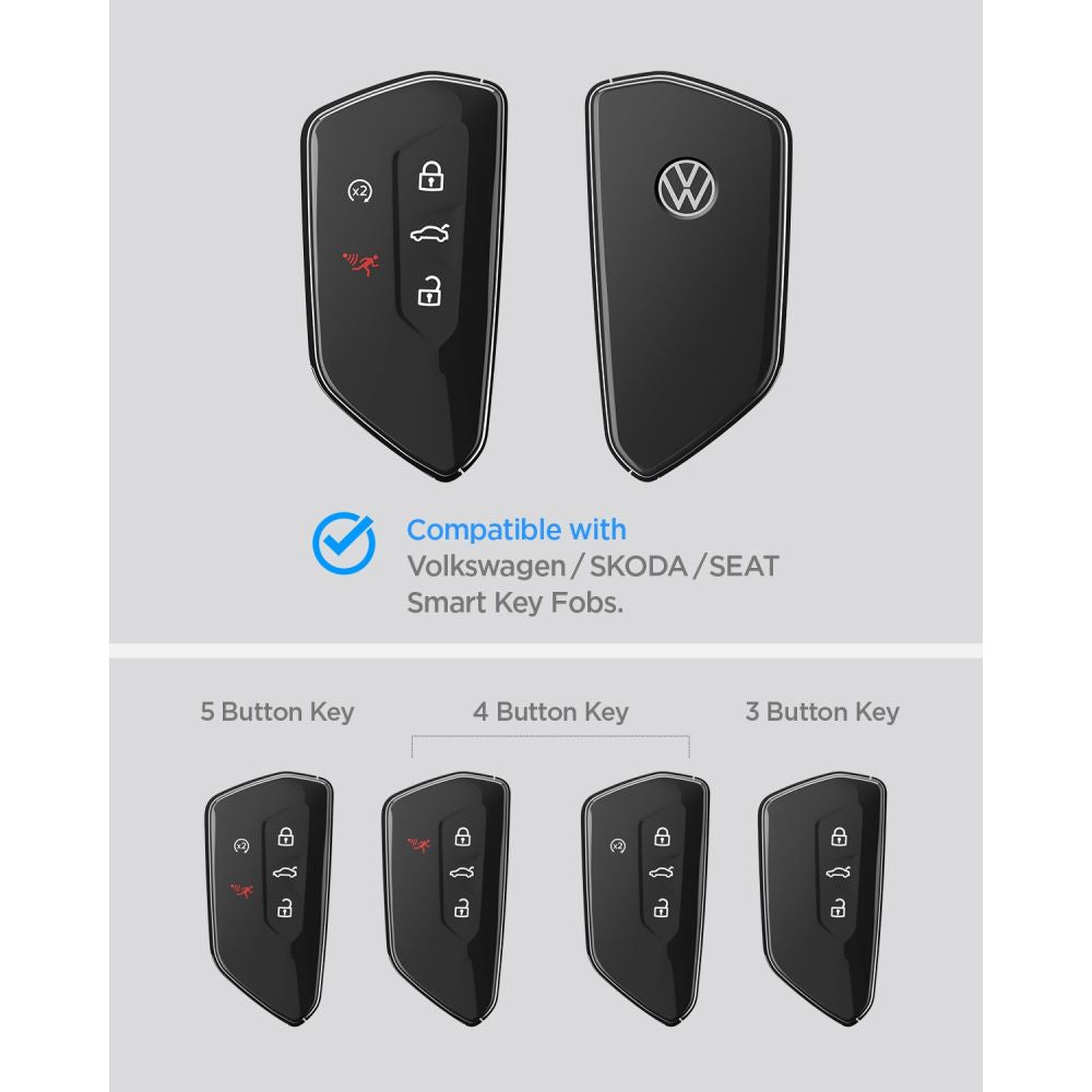 Spigen VK100 Key Fob Case for Car Keys - Black_14