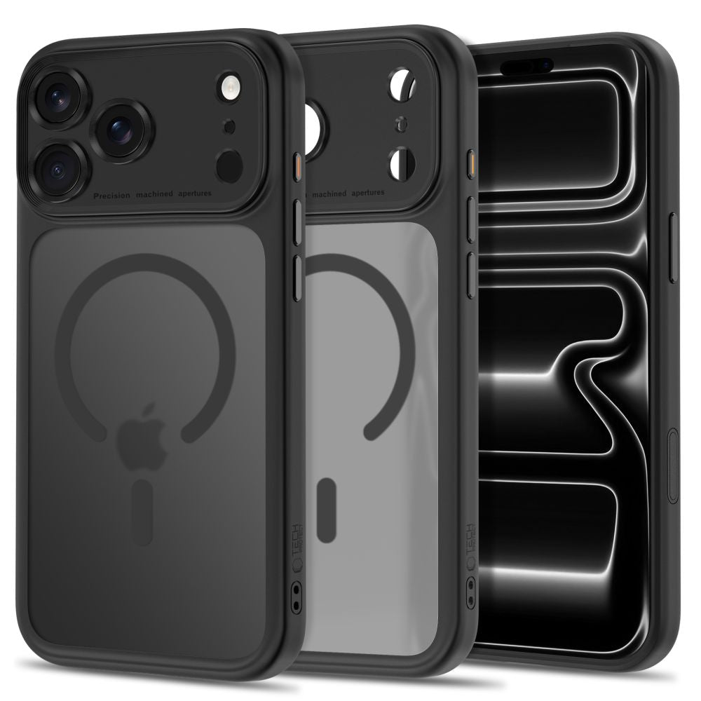 Tech-Protect MagPeak MagSafe CC Case for iPhone 18 Pro Max / 17 Pro Max - Matte Black_0