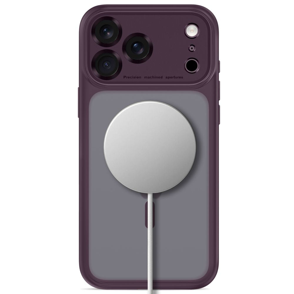 Tech-Protect MagPeak MagSafe CC Case for iPhone 18 Pro / 17 Pro - Dark Cherry Matte_3