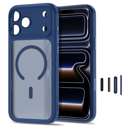Tech-Protect MagPeak MagSafe CC Case for iPhone 18 Pro / 17 Pro - Matte Navy Blue_1