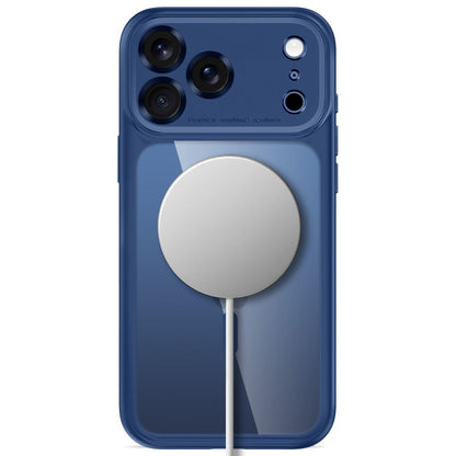 Tech-Protect MagPeak MagSafe CC Case for iPhone 18 Pro Max / 17 Pro Max - Clear Navy Blue_3