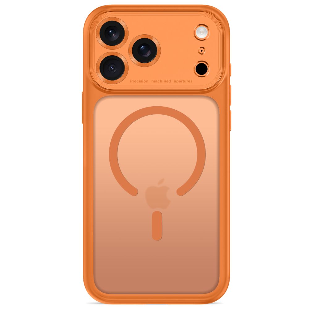 Tech-Protect MagPeak MagSafe CC Case for iPhone 18 Pro Max / 17 Pro Max - Matte Orange_2