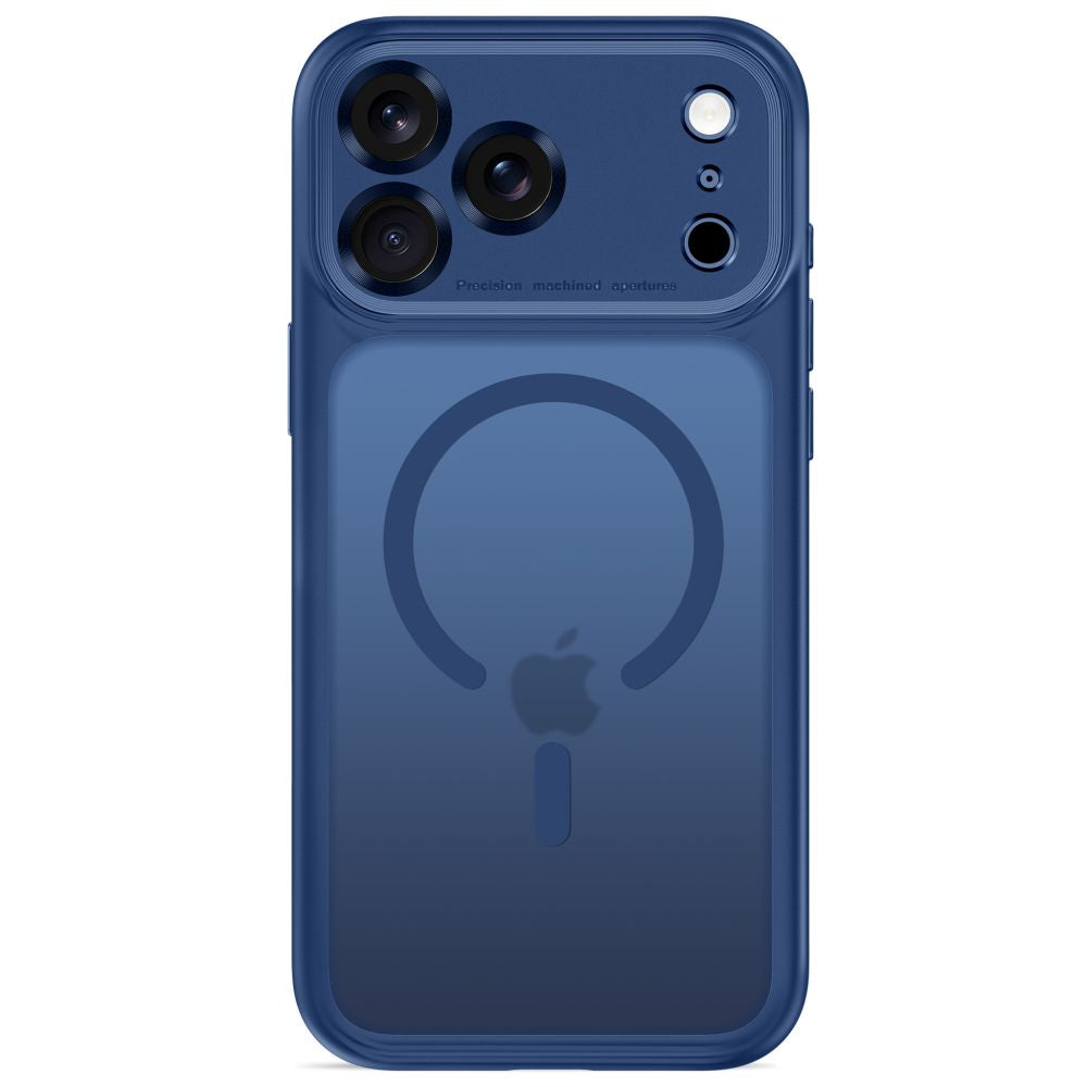 Tech-Protect MagPeak MagSafe CC Case for iPhone 18 Pro Max / 17 Pro Max - Matte Navy Blue_2