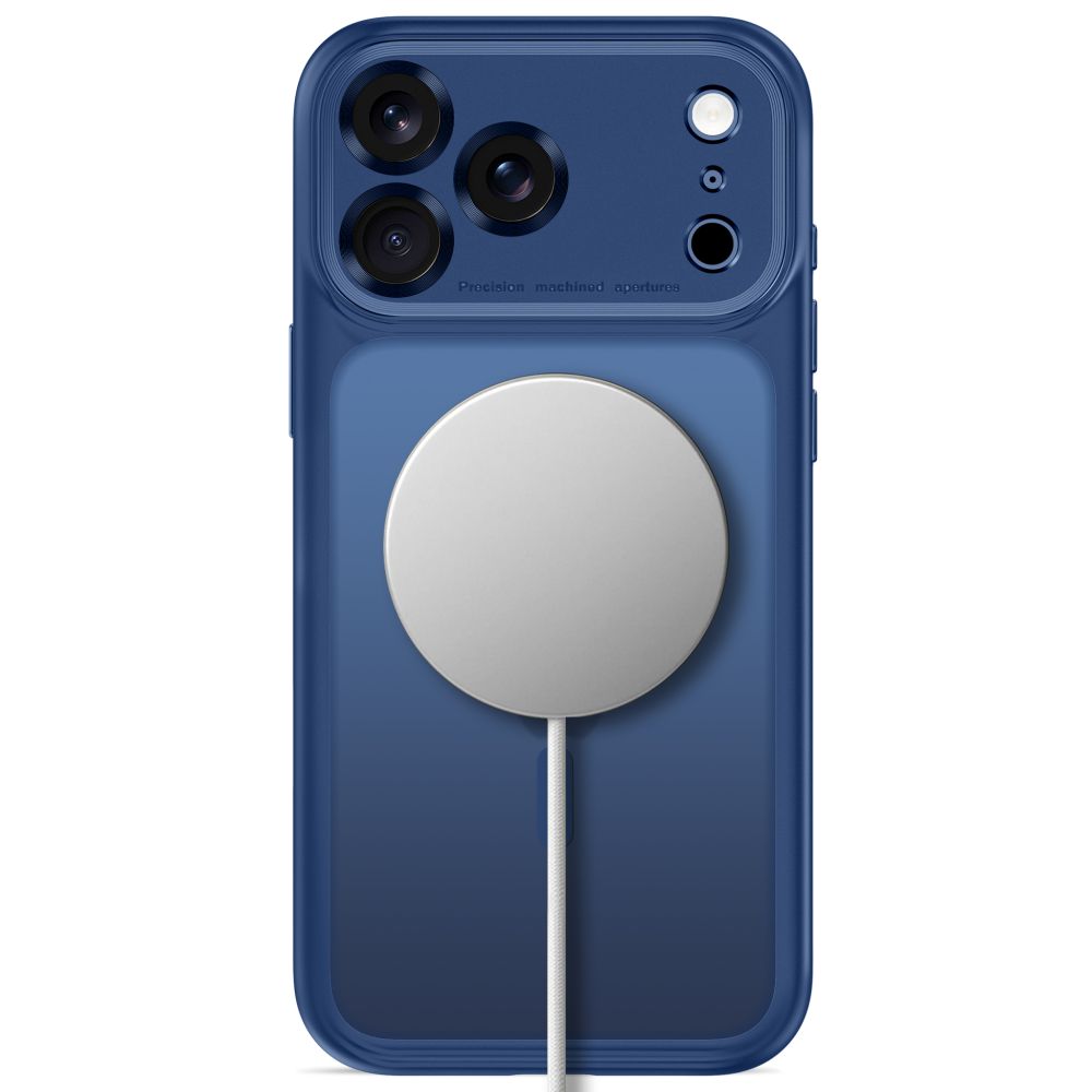 Tech-Protect MagPeak MagSafe CC Case for iPhone 18 Pro Max / 17 Pro Max - Matte Navy Blue_3