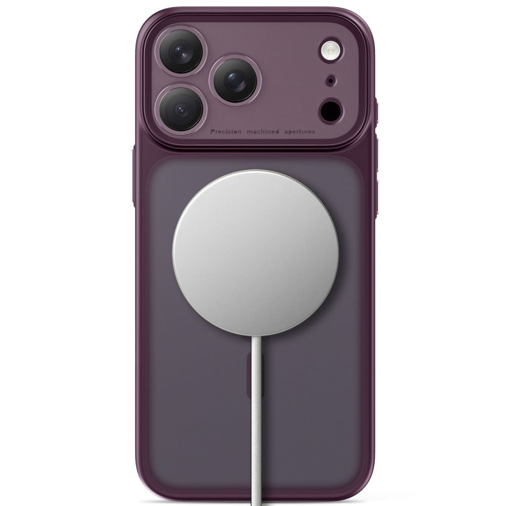 Tech-Protect MagPrime MagSafe CC Case for iPhone 18 Pro / 17 Pro - Dark Cherry Matte_9
