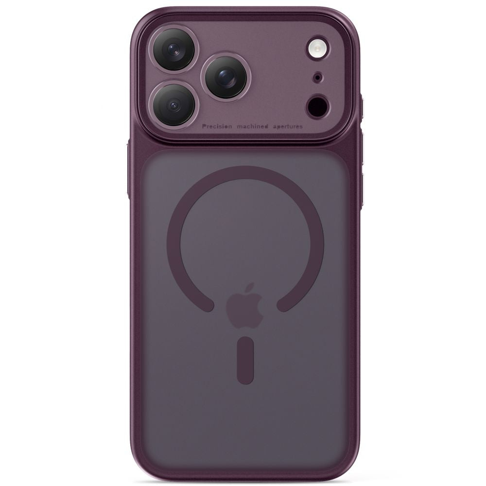 Tech-Protect MagPrime MagSafe CC Case for iPhone 18 Pro / 17 Pro - Dark Cherry Matte_2