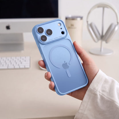 Tech-Protect MagPrime MagSafe CC Case for iPhone 18 Pro Max / 17 Pro Max - Light Blue Matte_6