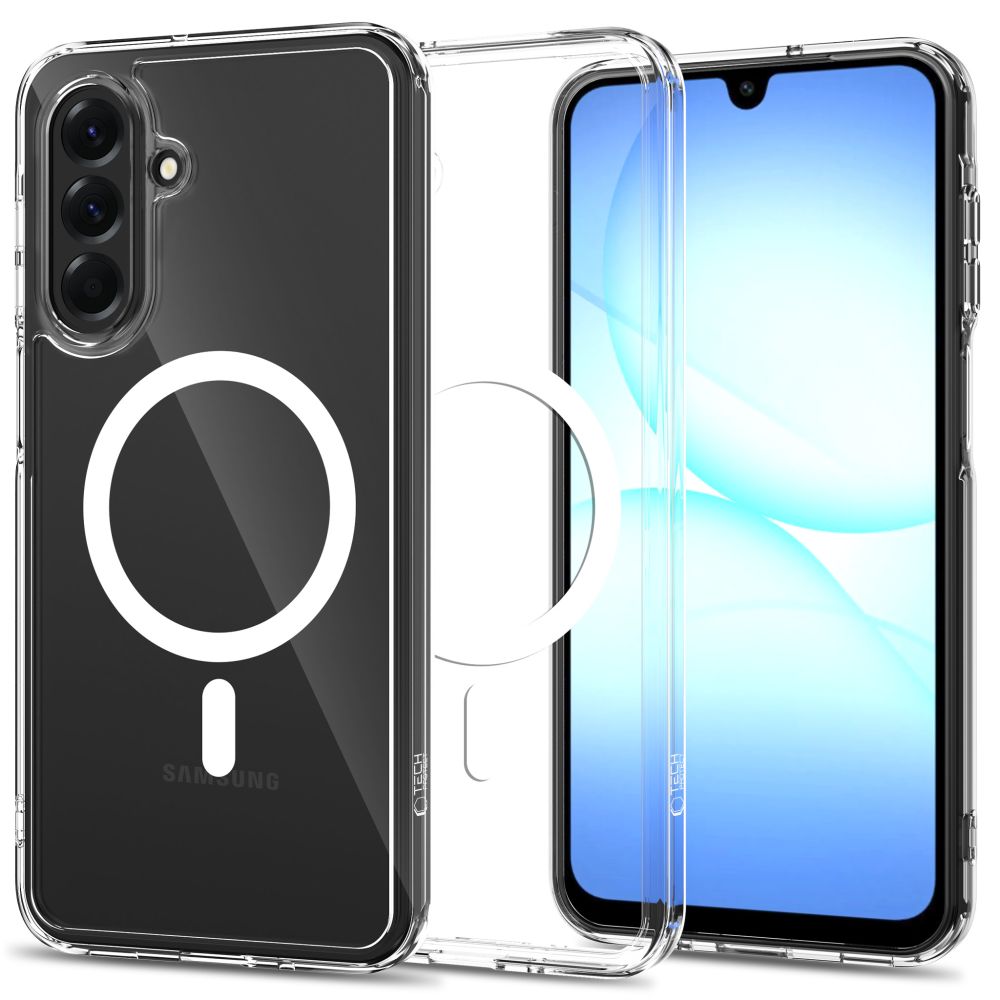 Tech-Protect FlexAir Hybrid MagSafe Case for Samsung Galaxy A17 / A18 4G / 5G - Transparent_0