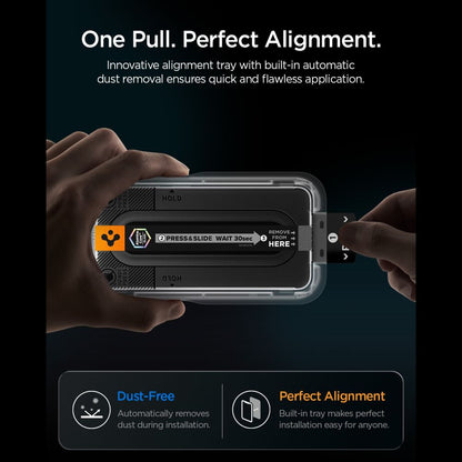 Spigen Glas.tR EZ Fit Pro AC Tempered Glass for Samsung Galaxy S26 FE_9