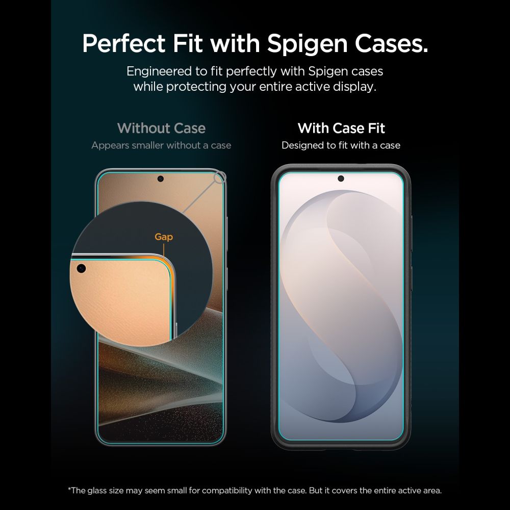 Spigen Glas.tR EZ Fit Pro AC 2-Pack Tempered Glass for Samsung Galaxy S26 FE_10