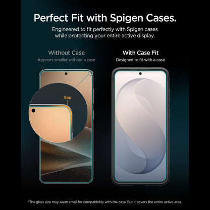 Spigen Glas.tR EZ Fit Pro AC 2-Pack Tempered Glass for Samsung Galaxy S26 FE_10