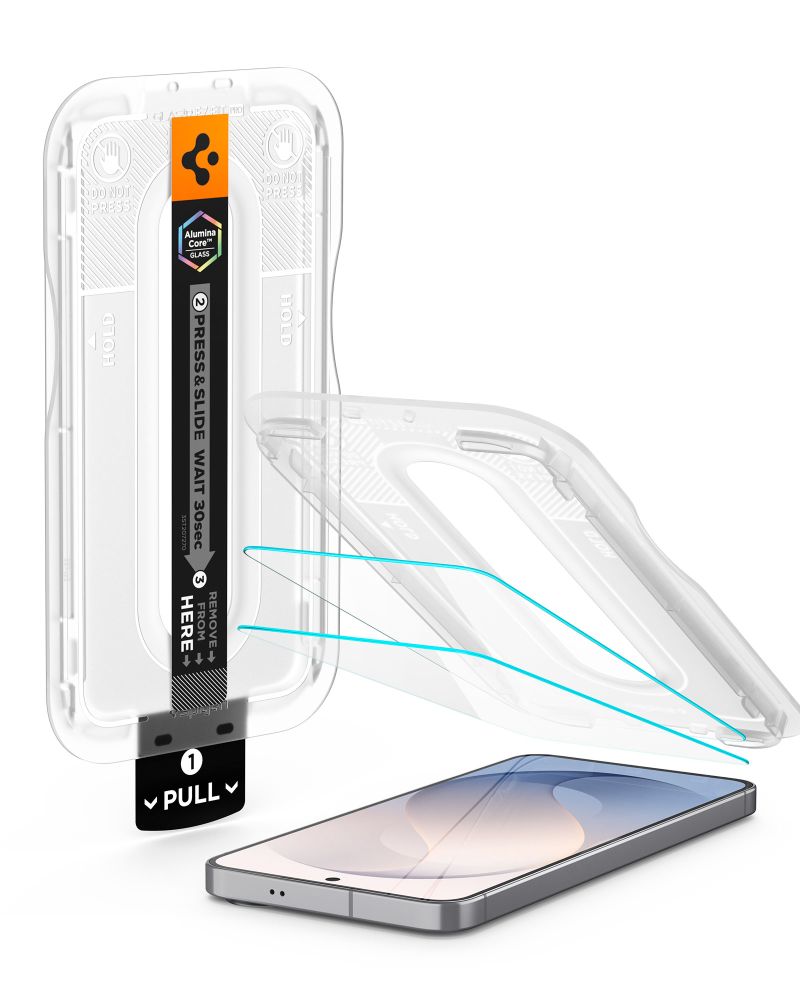 Spigen Glas.tR EZ Fit Pro AC 2-Pack Tempered Glass for Samsung Galaxy S26 FE_2