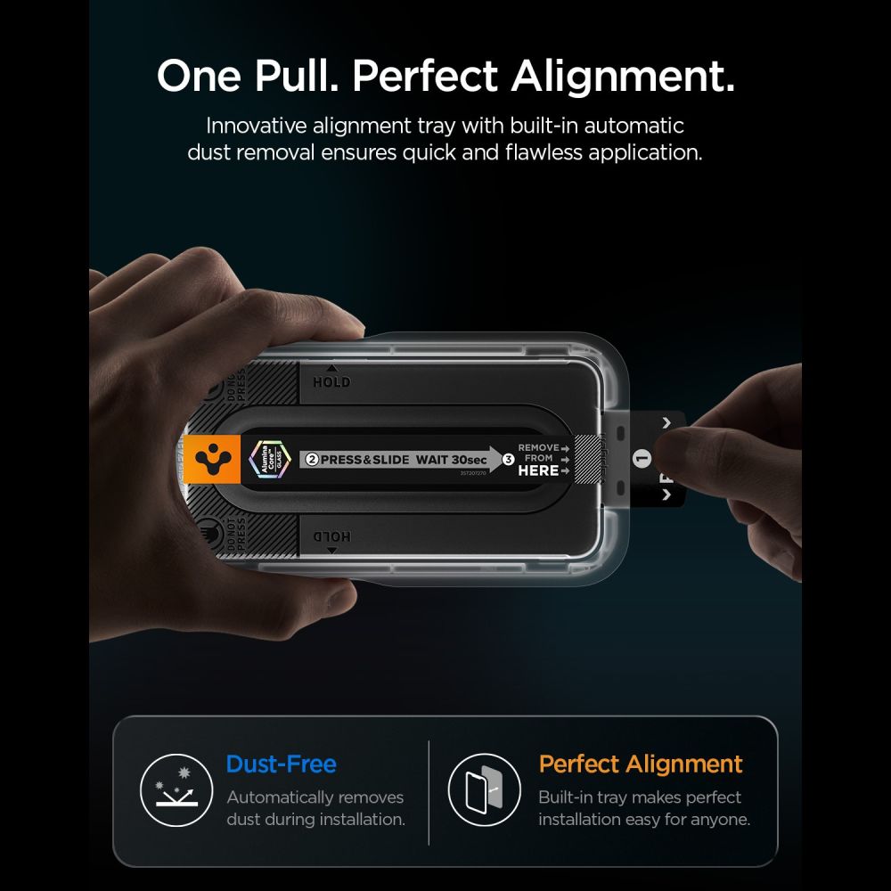 Spigen Glas.tR EZ Fit Pro AC 2-Pack Tempered Glass for Samsung Galaxy S26 FE_8