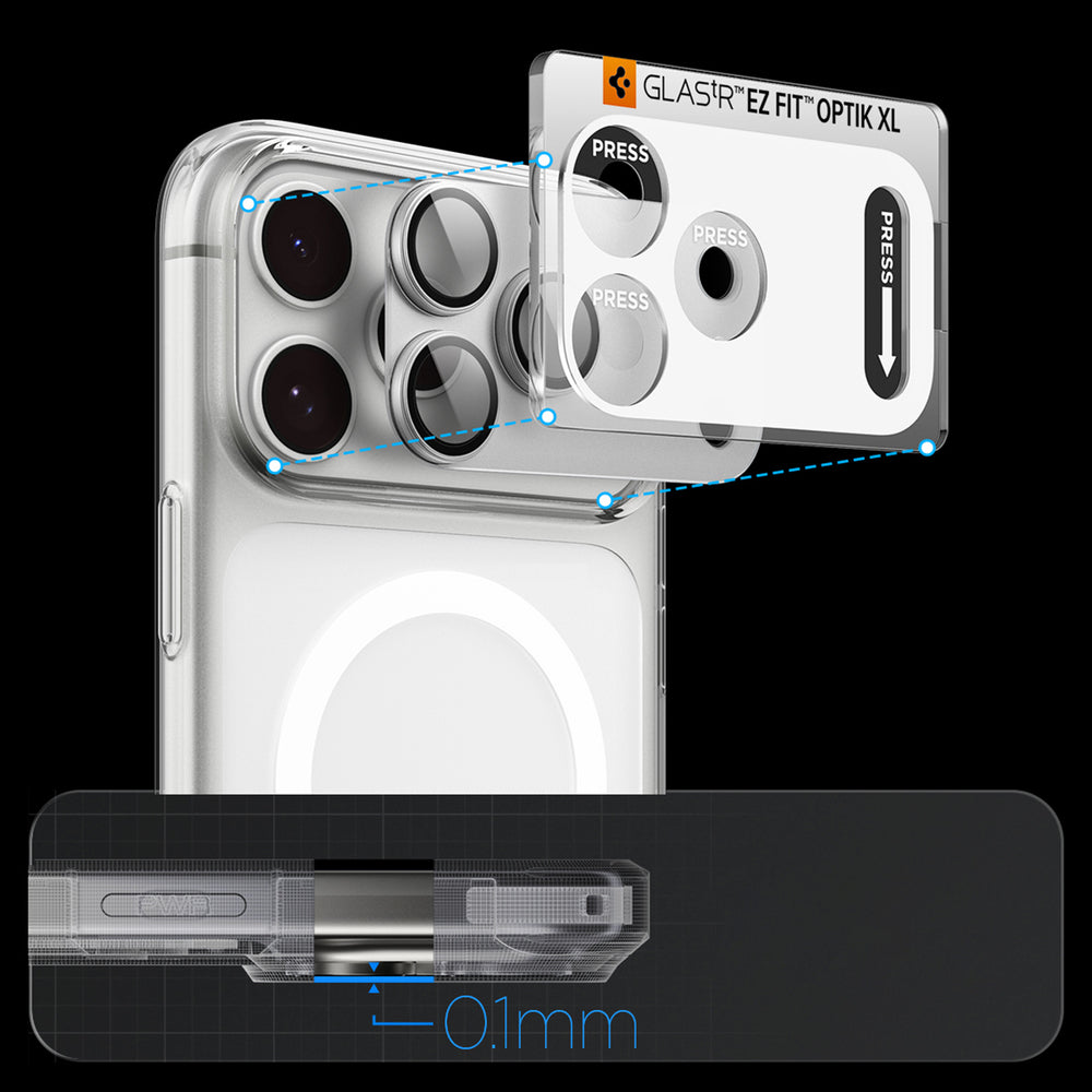 Vidro para Câmara Spigen / Silver / AGL12038 / iPhone 18 Pro_10