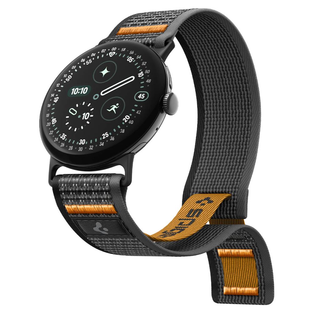 Pasek Spigen Athlex Air na Google Pixel Watch 41 mm - czarno-pomarańczowy_4