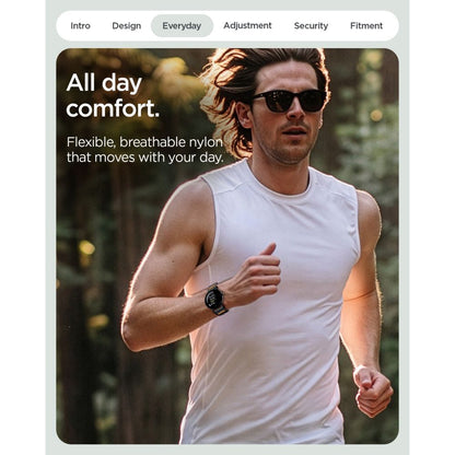 Pasek Spigen Athlex Air na Google Pixel Watch 41 mm - czarno-pomarańczowy_7