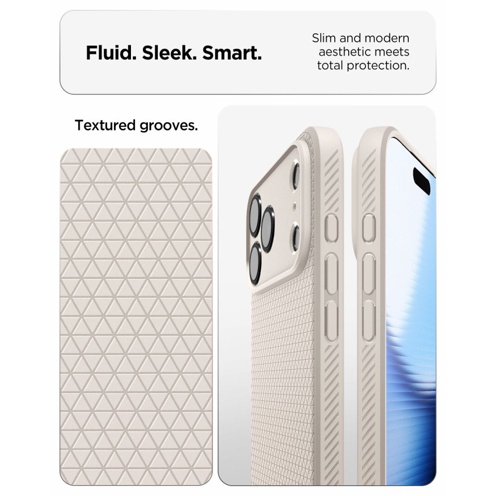 Hard Case Spigen Liquid Air / Natural Titanium / ACS12152_5