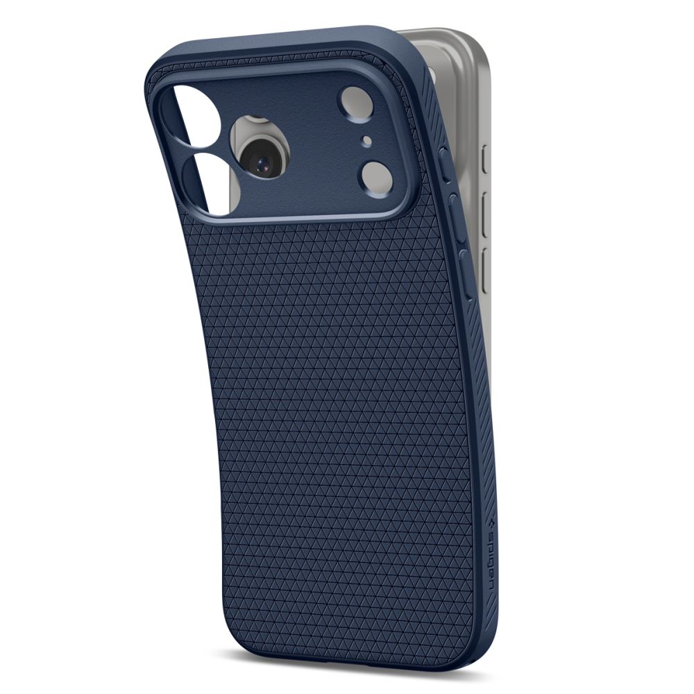 Hard Case Spigen Liquid Air Apple iPhone 18 Pro / 17 Pro / Azul Marinho ACS12150_3