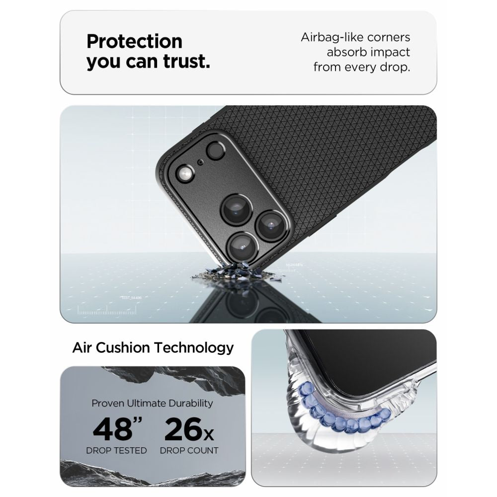 Hard Case Spigen Liquid Air / Apple iPhone 18 Pro Max / 17 Pro Max / Preto / ACS12111_8