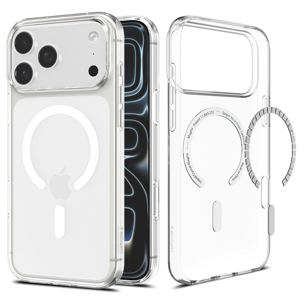 Spigen Liquid Crystal MagSafe Case for iPhone 18 Pro Max / 17 Pro Max - Clear and White_1