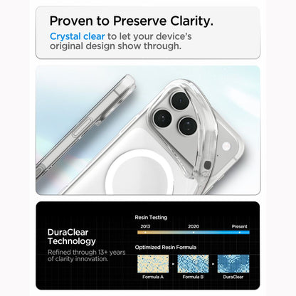 Spigen Liquid Crystal MagSafe Case for iPhone 18 Pro Max / 17 Pro Max - Clear and White_5