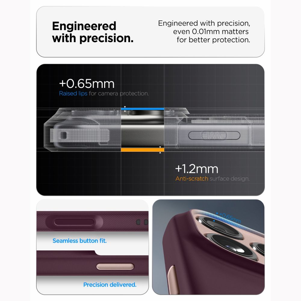 Capa Protetora SPIGEN Nano Pop com MagSafe / Burgundy Bean ACS12179_6