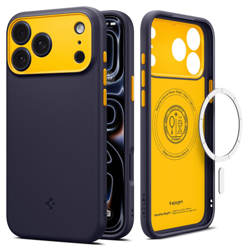Hard Case Spigen Nano Pop com MagSafe para Apple iPhone 18 Pro Max / 17 Pro Max / Blueberry Navy ACS12140_0