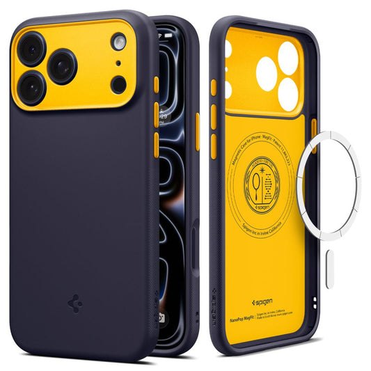 Hard Case Spigen Nano Pop com MagSafe para Apple iPhone 18 Pro Max / 17 Pro Max / Blueberry Navy ACS12140_0