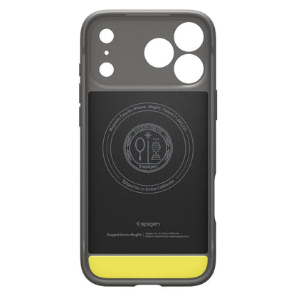 Hard Case Spigen Rugged Armor com MagSafe para Apple iPhone 18 Pro / 17 Pro / Cinza ACS12148_3