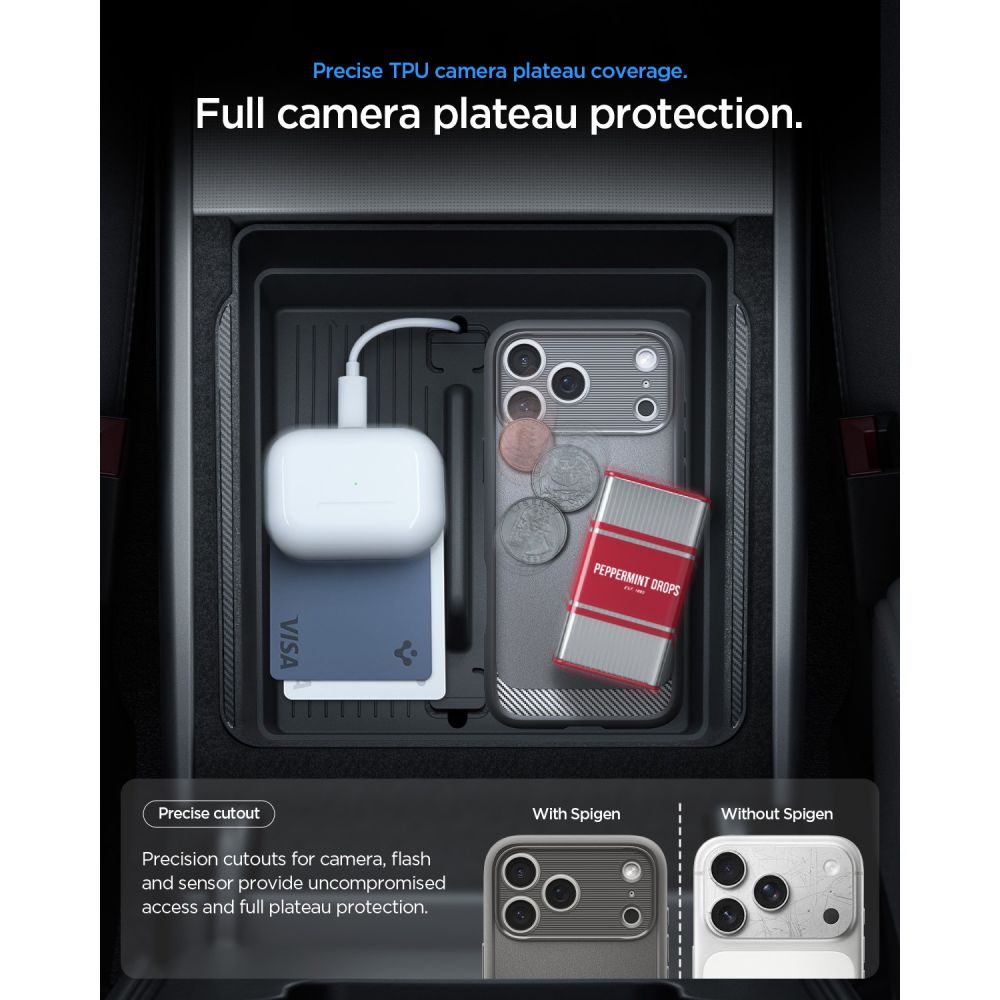 Hard Case Spigen Rugged Armor com MagSafe para Apple iPhone 18 Pro / 17 Pro / Cinza ACS12148_6