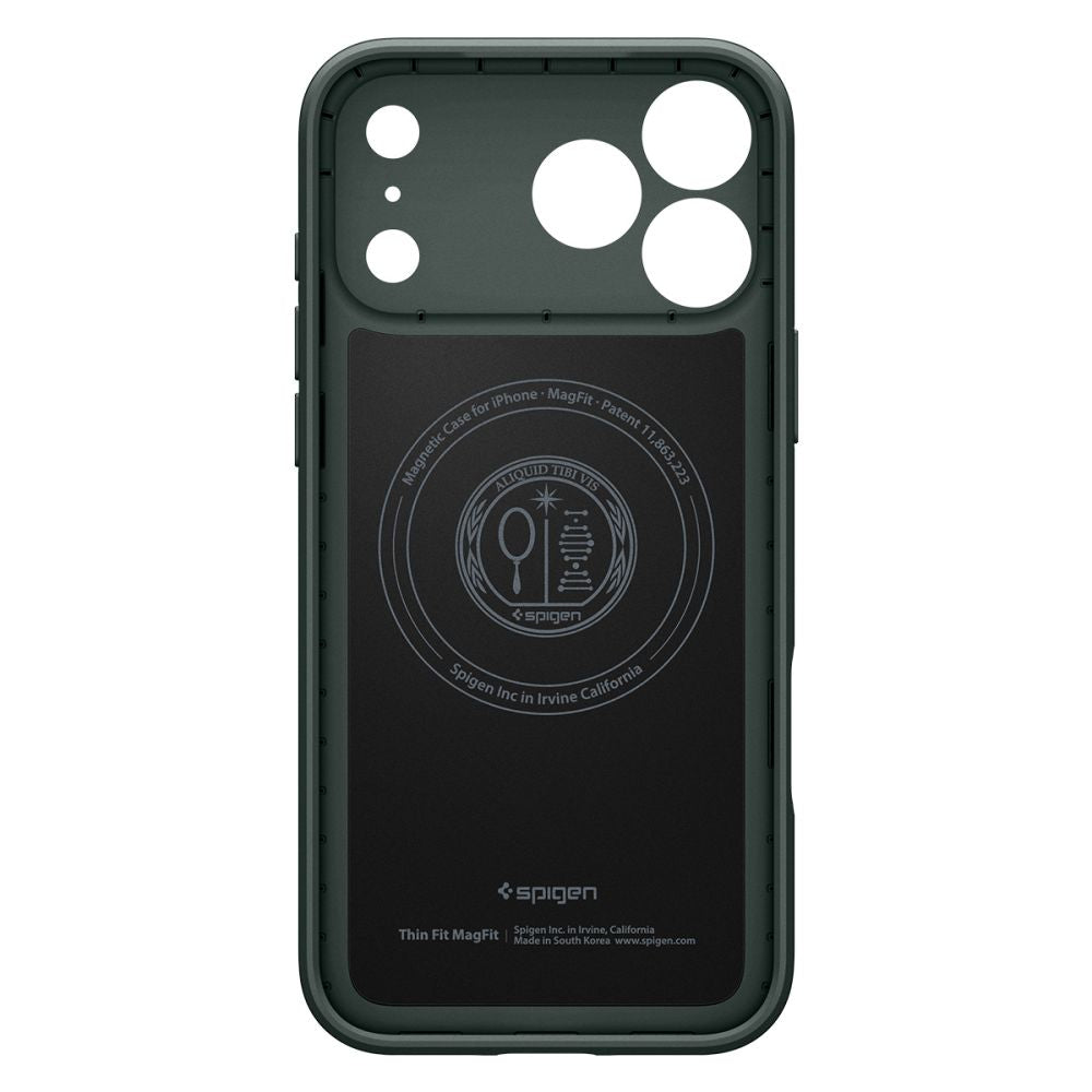 Hard Case Spigen Thin Fit com MagSafe para Apple iPhone 18 Pro / 17 Pro / Abyss Green ACS12145_3