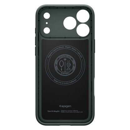 Hard Case Spigen Thin Fit com MagSafe para Apple iPhone 18 Pro / 17 Pro / Abyss Green ACS12145_3