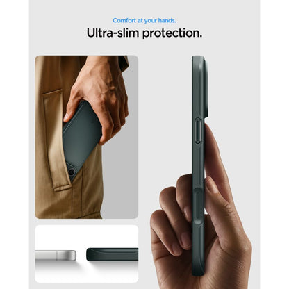 Hard Case Spigen Thin Fit com MagSafe para Apple iPhone 18 Pro / 17 Pro / Abyss Green ACS12145_6