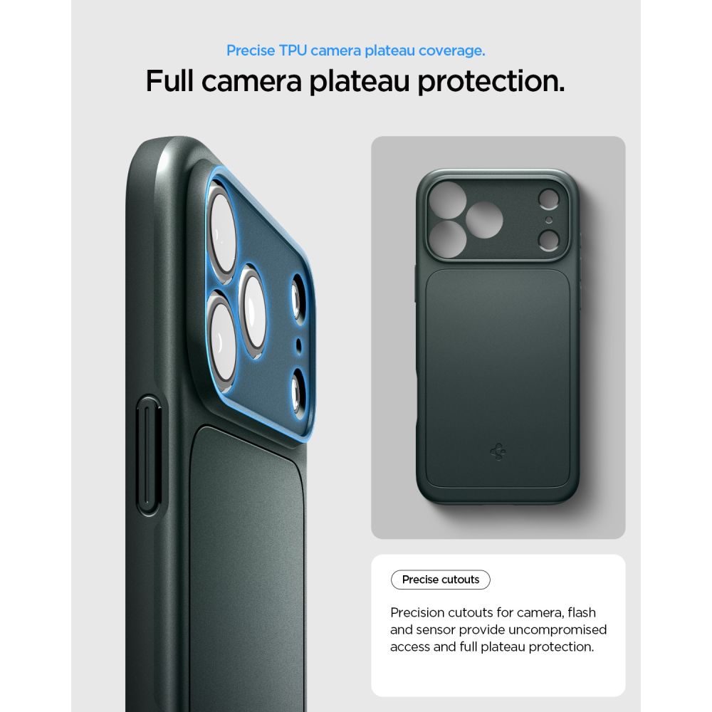 Hard Case Spigen Thin Fit com MagSafe para Apple iPhone 18 Pro / 17 Pro / Abyss Green ACS12145_8