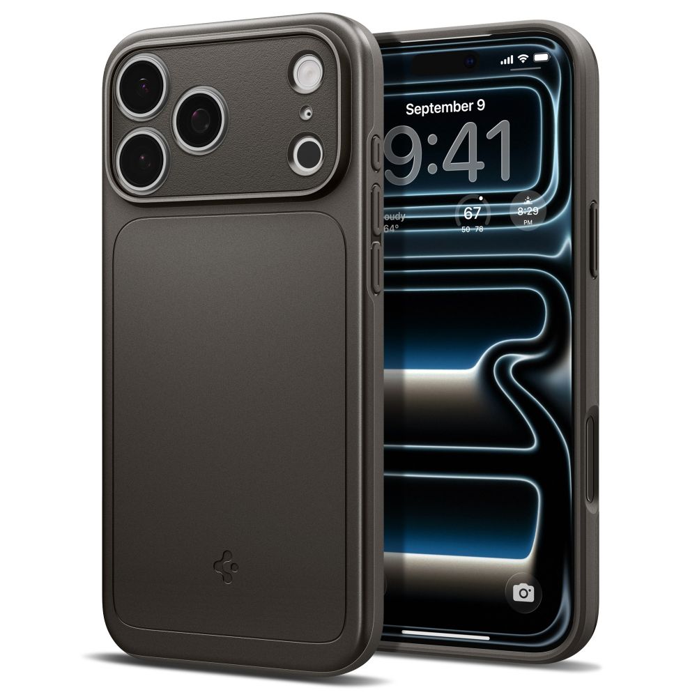 Hard Case Spigen Thin Fit com MagSafe para Apple iPhone 18 Pro / 17 Pro / Gunmetal ACS12146_1