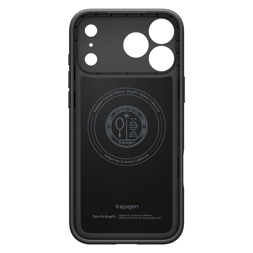Hard Case Spigen Thin Fit com MagSafe para Apple iPhone 18 Pro Max / 17 Pro Max / Preto ACS12105_3