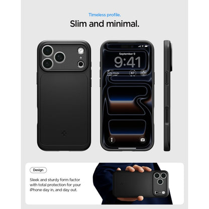 Hard Case Spigen Thin Fit com MagSafe para Apple iPhone 18 Pro Max / 17 Pro Max / Preto ACS12105_7