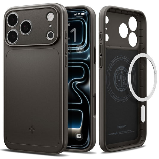 Hard Case Spigen Thin Fit com MagSafe / Gunmetal / ACS12107_0