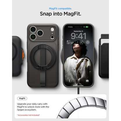 Hard Case Spigen Thin Fit com MagSafe / Gunmetal / ACS12107_10