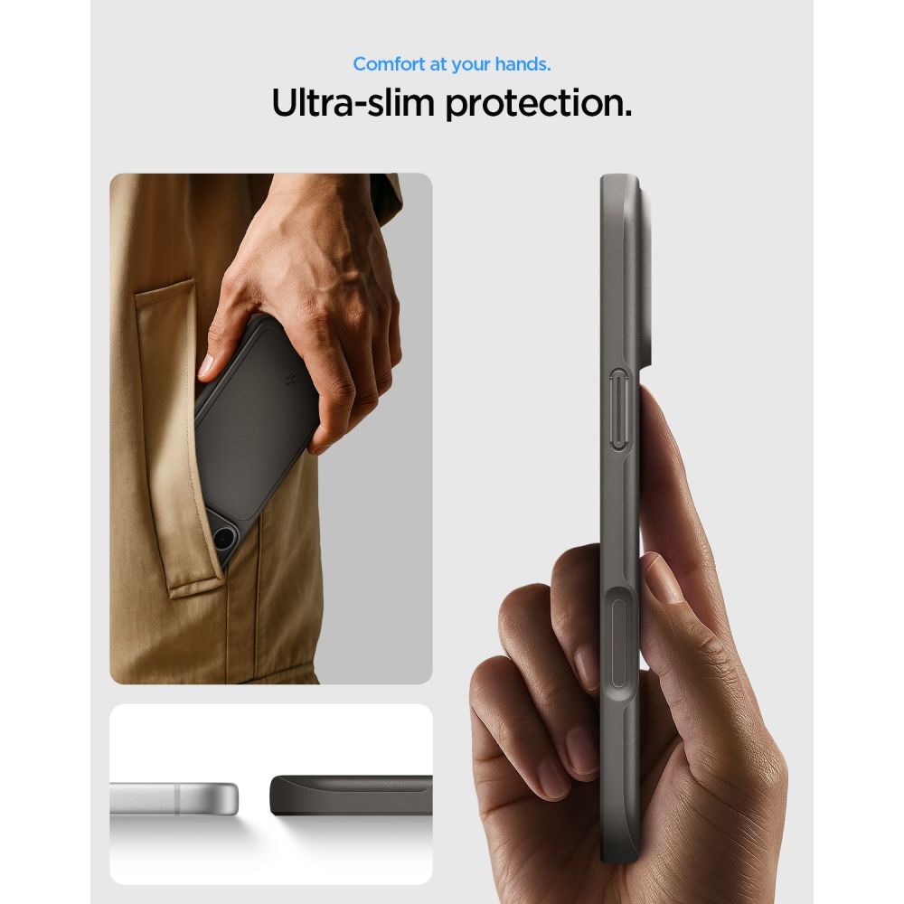 Hard Case Spigen Thin Fit com MagSafe / Gunmetal / ACS12107_6