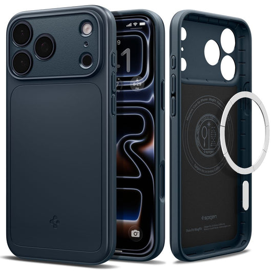 Hard Case Spigen Thin Fit com MagSafe para Apple iPhone 18 Pro Max / 17 Pro Max / Metal Slate ACS12108_0