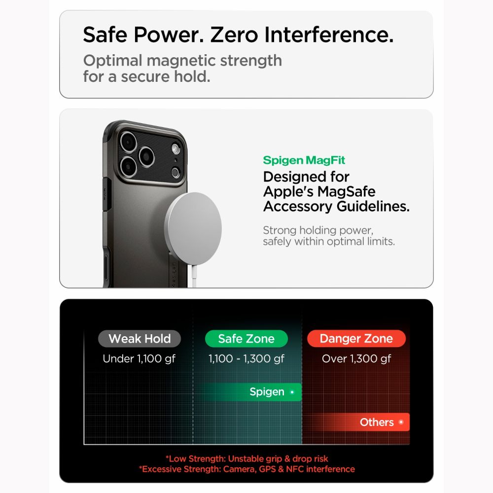 Hard Case Spigen Tough Armor T com MagSafe para Apple iPhone 18 Pro Max / 17 Pro Max / Gunmetal / ACS12137_10