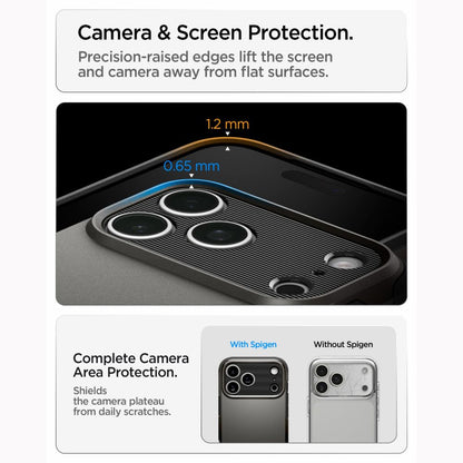 Hard Case Spigen Tough Armor T com MagSafe para Apple iPhone 18 Pro Max / 17 Pro Max / Gunmetal / ACS12137_13