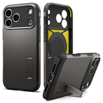 Hard Case Spigen Tough Armor T com MagSafe para Apple iPhone 18 Pro Max / 17 Pro Max / Gunmetal / ACS12137_2