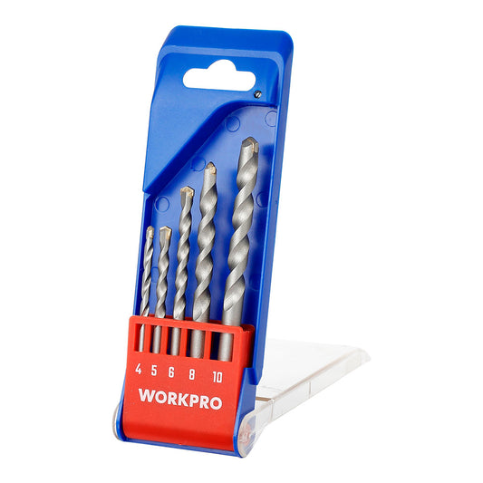 Brocas para alvenaria, Ã¸4,00 - Ã¸10,00 mm, conjunto 5 peÃ§as_0