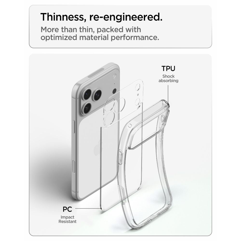 Spigen Ultra Hybrid Case for iPhone 18 Pro Max / 17 Pro Max - Transparent_6