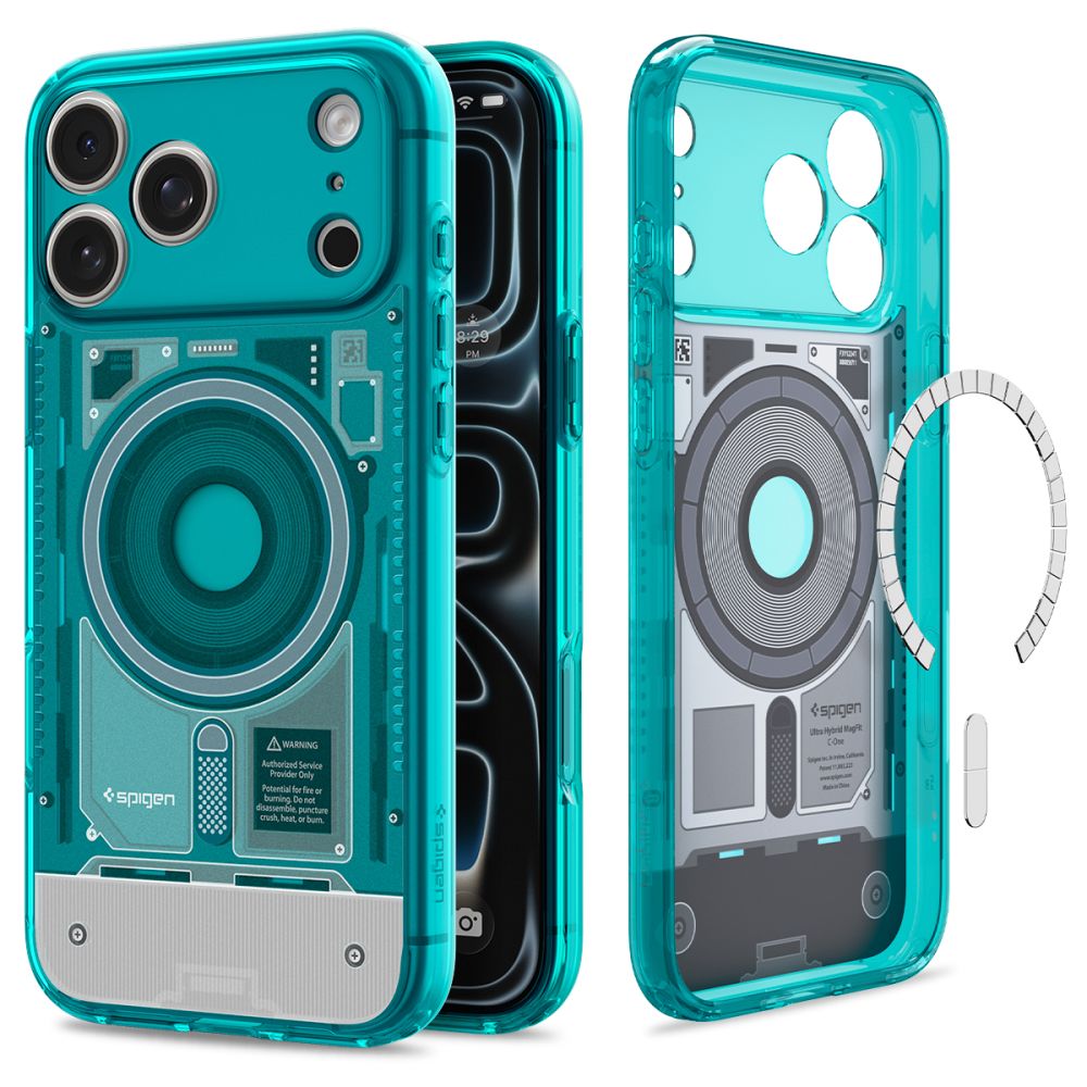 Capa Hard Case Spigen Ultra Hybrid C-One com MagSafe para Apple iPhone 18 Pro / 17 Pro / Bondi Blue ACS11985_1