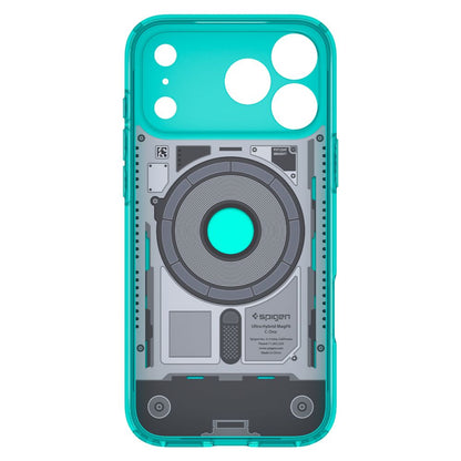 Capa Hard Case Spigen Ultra Hybrid C-One com MagSafe para Apple iPhone 18 Pro / 17 Pro / Bondi Blue ACS11985_3