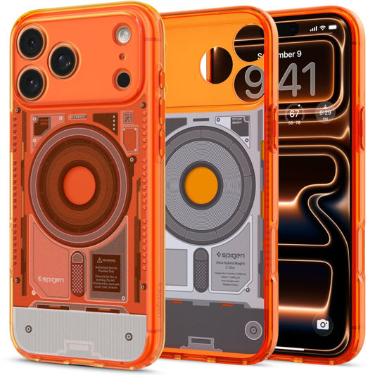 Hard Case Spigen Ultra Hybrid C-One with MagSafe / Tangerine / ACS11986_0